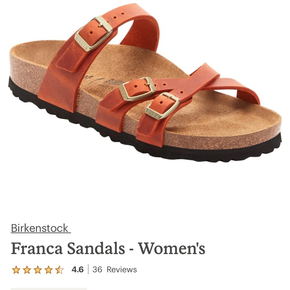 Birkenstock Franca Women's Sandals - Orange